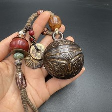 Ritual Bell Charm Handheld Ornament Car Hanging Prop Chinese Style Decor