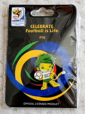 Épingle Mascotte Coupe Du Monde FIFA 2010 Afrique Du Sud Sous Licence