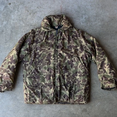 Stearns Flotation Jacket Adult Medium Duck Camo Hooded Type III PFD FJ-7055 - product listing photo