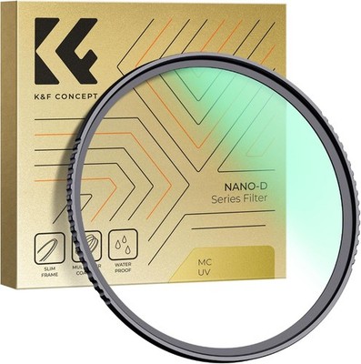 K&F CONCEPT 77mm MC UV Protection Lens Filter Ultra-Slim 24-Layer Multi-Coated W