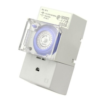 DIGITAL PROGRAMMABLE TIMER TIME RELAY SWITCH MANUAL/AUTO CONTROL AC220V SUL181H 