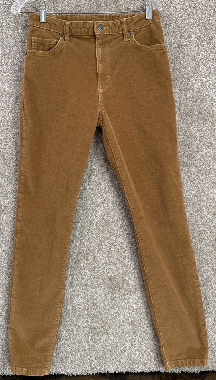 Patagonia Corduroy Pants Womens Size 29 Brown Organic Cotton Stretch Slim 56915