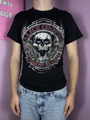 Alice Cooper Vintage T Shirt 2011 Tour No More Mr Nice Guy Band Tee Logo Size S