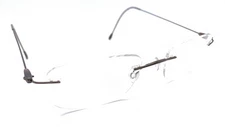 Silhouette 7513 40 6073 Titanium Brown Rimless Eyeglasses Frames 19 150 Austria