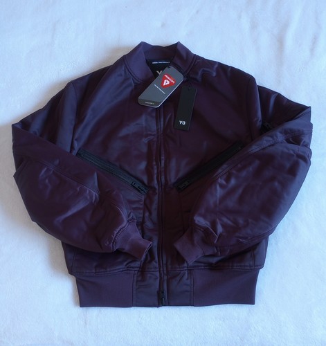 Adidas Men's Y-3 Bomber Jacket Shadow Maroon Burgundy Size Medium KA2397 New