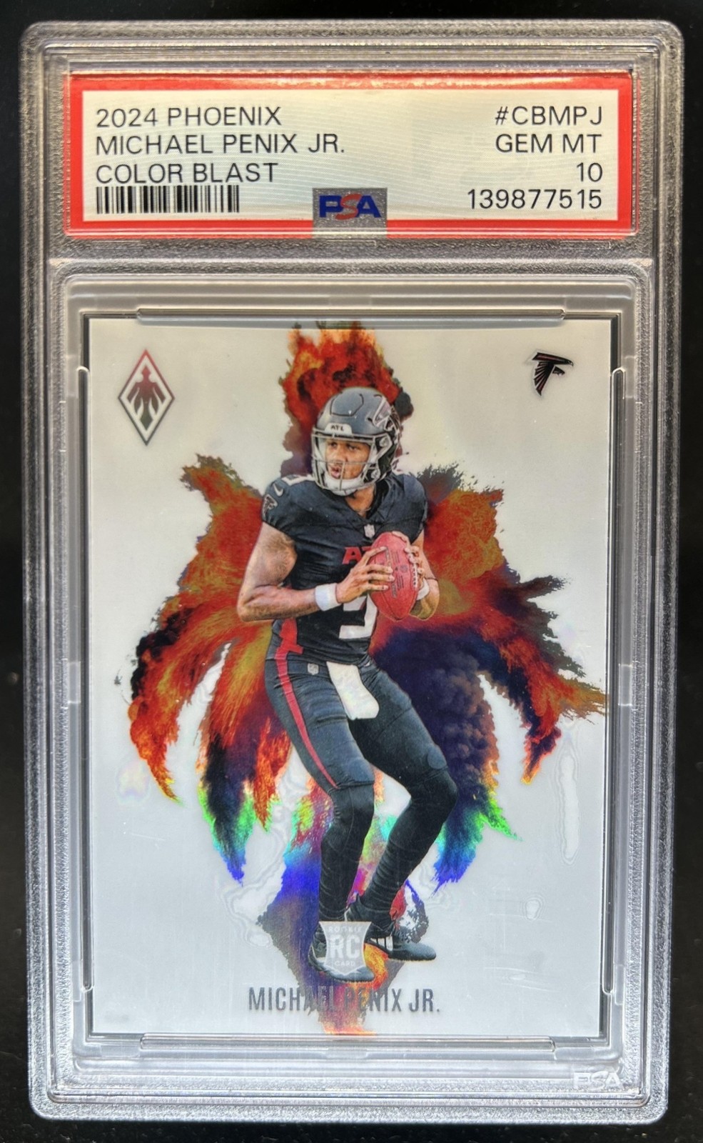 Michael Penix Panini Phoenix Color Blast #CBMPJ Base
