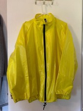 Underwets by Sunset Beach One size fits most yellow rain jacket made in USA