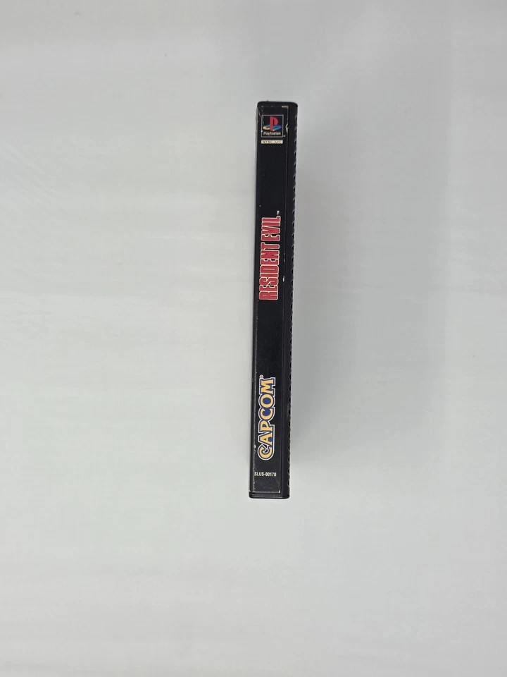 Resident Evil 1 1996 PS1 Caja Larga Completa CIB Auténtico Con Tarjeta de Registro Foto 3 de 4
