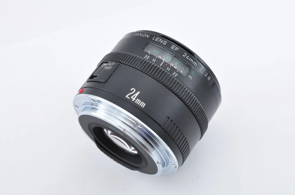 [Near Mint w/Caps] Canon EF 24mm f/2.8 Wide Angle Prime AF Lens From JAPAN #0722 - Image 2 of 4
