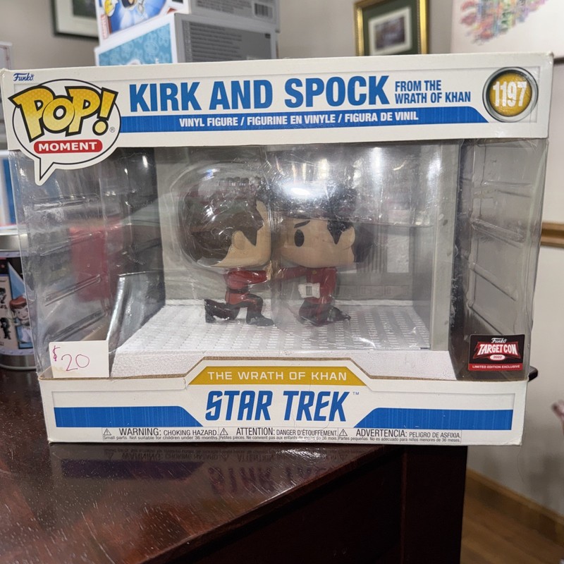 Kirk And Spock From The Wrath of Khan #1197 - Star Trek Pop! Moment Target 