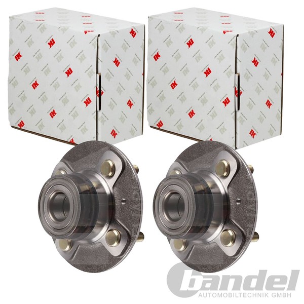 2X NK RADLAGER-SATZ Hinten Passend FÜR Hyundai Accent Atos Links+Rechts | 763420-image