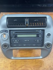 2007-2011 Ford Ranger Center Dash Radio Bezel Wradio 4wd Silver 7l5t-18c869-ac