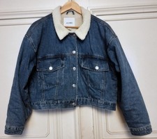Monkl Veste Jean Fourrée T XL