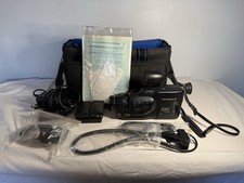 Vintage Canon Canovision 8 E57 Hi8 Camcorder Complete Kit Accessories As-Is