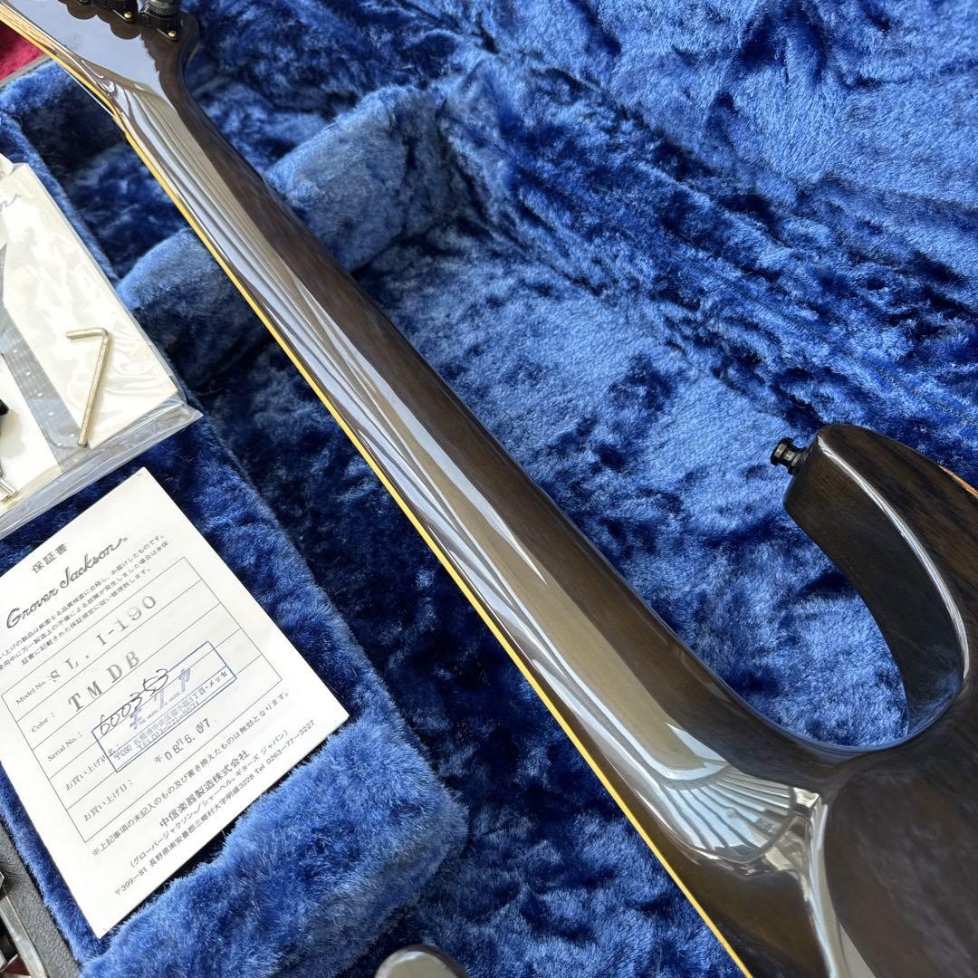 貴重 メンテ済 Grover Jackson SOLOIST SL.I-190 1995 Grover Jackson Soloist Impression SL.I-190 Transparent