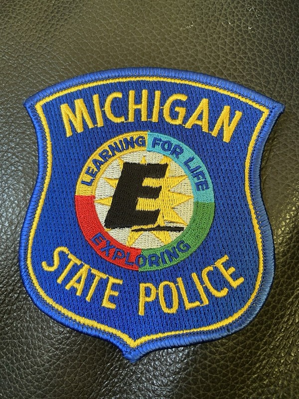 Michigan State Police Explorer Patch