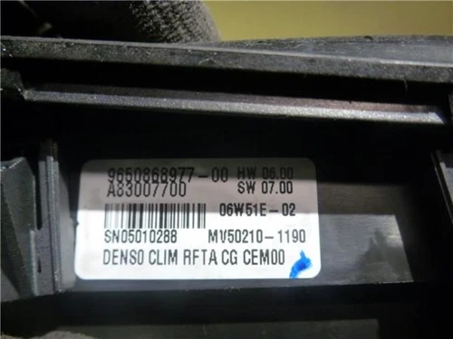 9650868977 Mando Climatizador para CITROEN GRAND C4 PICASSO * 2007 99604 - Imagen 3 de 4
