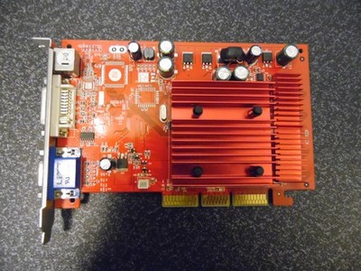 AGP GRAFIKKARTE NVIDIA GEFORCE 6200A 256 MB DVI VGA TV-Out