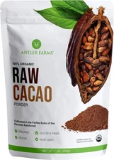 100% Pure Organic Raw Cacao Powder, 40 servings, 200g - Vegan, Gluten Free,Culti