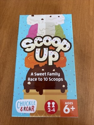 Scoop Up Ice Cream Cone Counting Learning Family Game Chuckle & Roar Complete