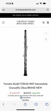 Yamaha YOB-441 IIMT Intermediate Grenadilla Oboe