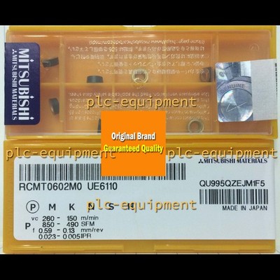 10PCS in BOX Original MITSUBISHI RCMT0602MO UE6110 Carbide Insert New in Box