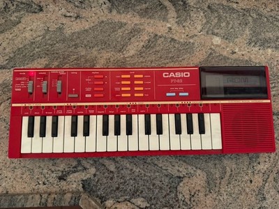 Casio PT-82 Vintage Keyboard 80er | RAR | läuft | ROM-Interface | ohne Netzteil