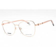 Missoni Women's Eyeglasses Gold Copper Metal Butterfly Frame MIS 0144 0DDB 00