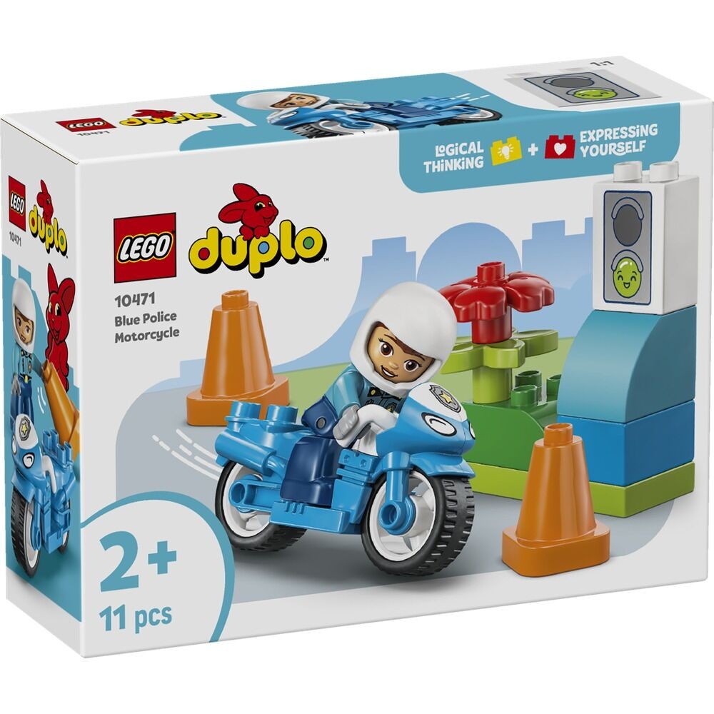 Lego Azul - Duplo Town - Moto De Policía - Imagen 2