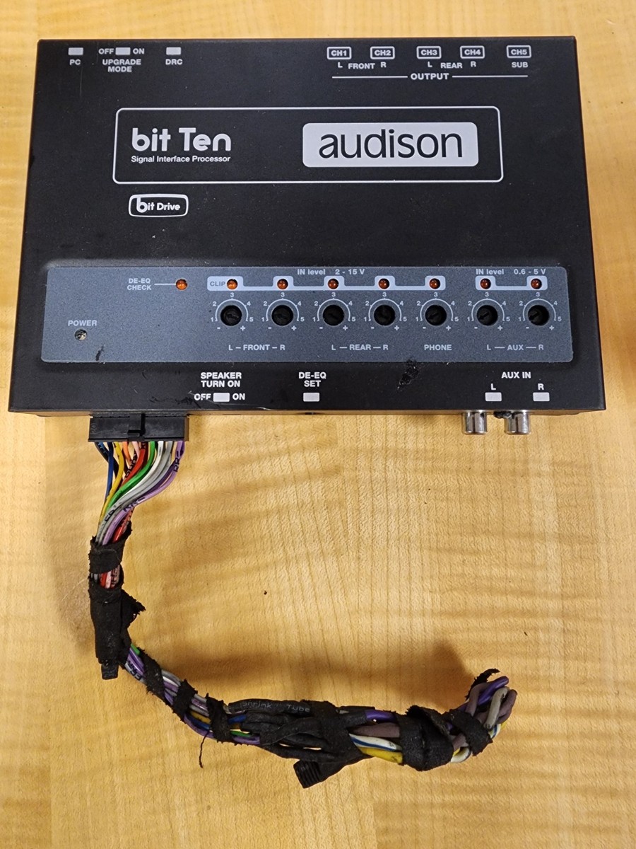 Audison Bit Ten Digital Signal Processor Car Audio DSP Tuning Unit