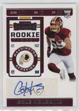 2019 Panini Contenders Rookie Ticket Cole Holcomb #286 Auto 10k8