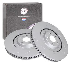 2x ABS BREMSSCHEIBEN 390mm BELÜFTET 2-TEILIG VORNE passend für PORSCHE MACAN