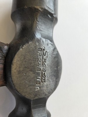 Vintage Snap On Tools BP248 48oz Ball Peen Hammer With Original