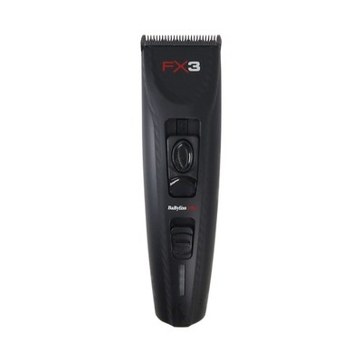 BaByliss Pro FX3 Black Professional High Torque Cordless Clipper FXX3CB (Black)