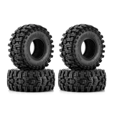 INJORA 1.0 Tires - 58 * 24mm Swamp Stomper S5 Tires for SCX24 AX24 TRX4M FCX2...