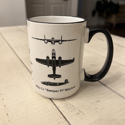 PBJ-1J (B-25J) Mitchell Bomber Spotter Coffee Mug