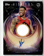2025 Topps Midnight NBA No RJA-AM Alijah Mart...