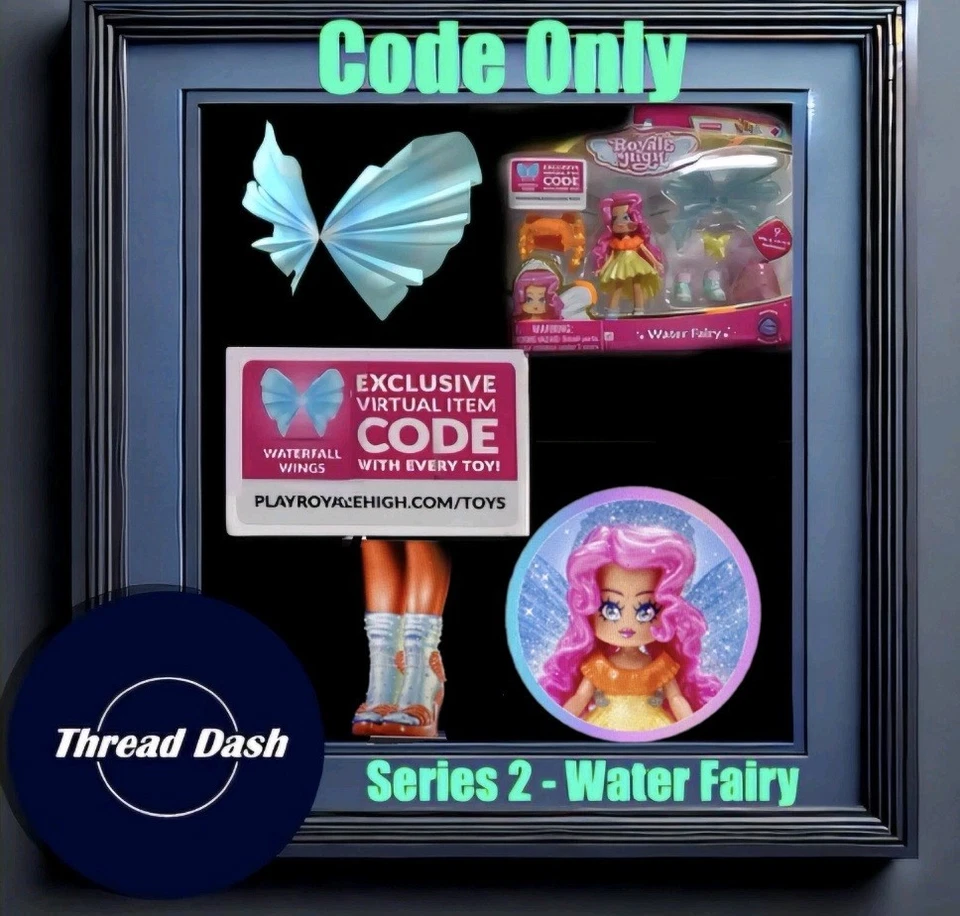 Series 2 Royale High Water Fairy Gold Heels - Code Only! Sent Through Ebay Mssg! - Bild 1 von 1