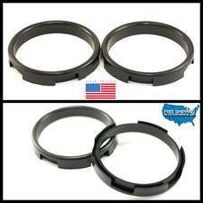 Two Retrofit Headlight Projector Shroud Bezel Centric Rings Spacer Adapters Fxr