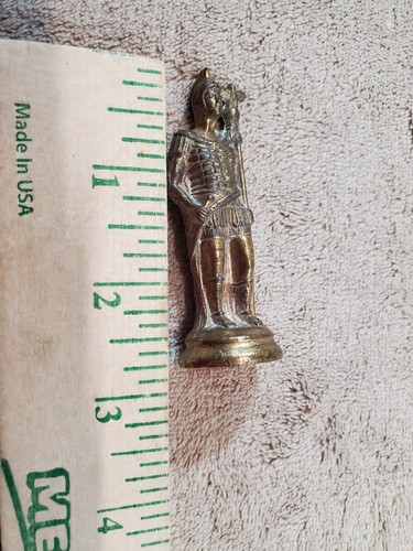 Antique VIKINGS vs ROMANS Metal Bishop Chess Piece Replacement Part Pewter - Picture 6 of 24