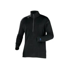 Open Box Castlex Men's Castle 1/4 Zip Mid-Weight Base Layer Top Black XL