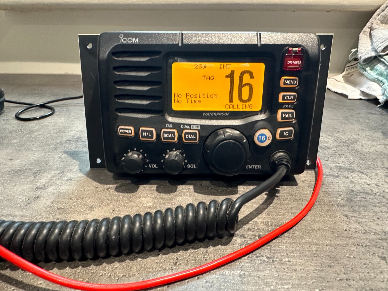 ICM505 Marine VHF Radio eBay