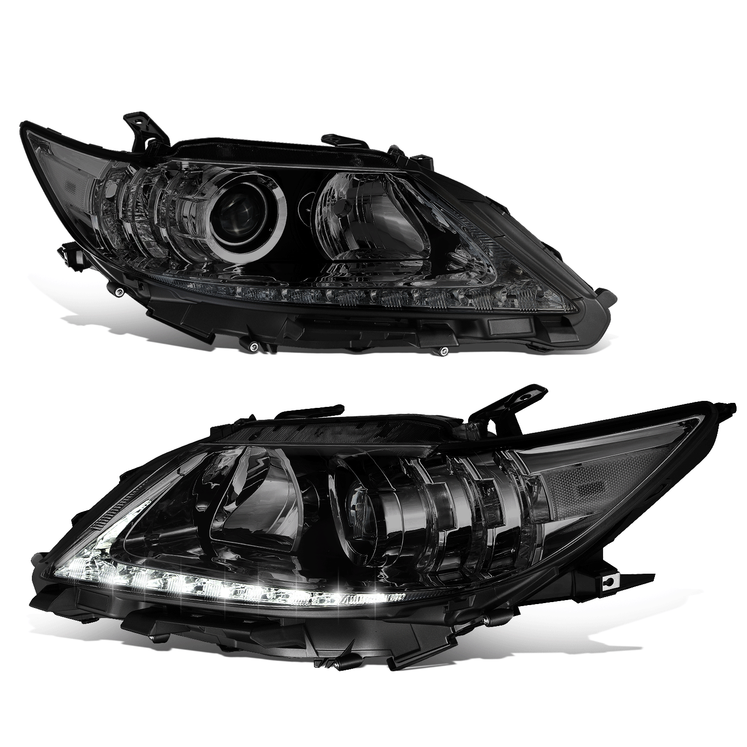 Lexus ES300h ES350 Tinted LED Projector Headlights with DRL for 2013-2015