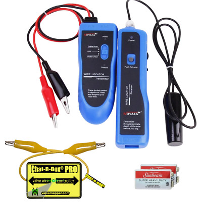   The Original Chat-R-Box Irrigation Sprinkler Valve Finder Locator Controller 
