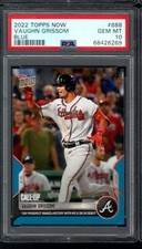 VAUGHN GRISSOM ROOKIE 2022 Topps Now #888 BLUE/49 GRADED PSA 10 GEM MINT Red Sox