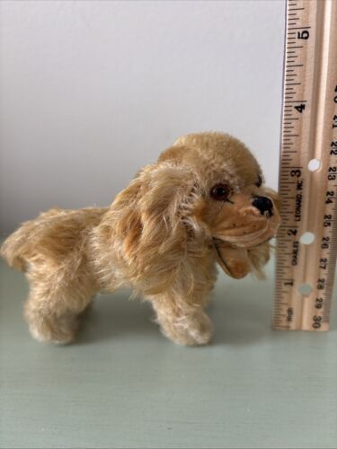 Vintage Stuffed Animal Steiff Germany Toy Mohair Cockie Cocker Spaniel Dog NoTag - Picture 3 of 24