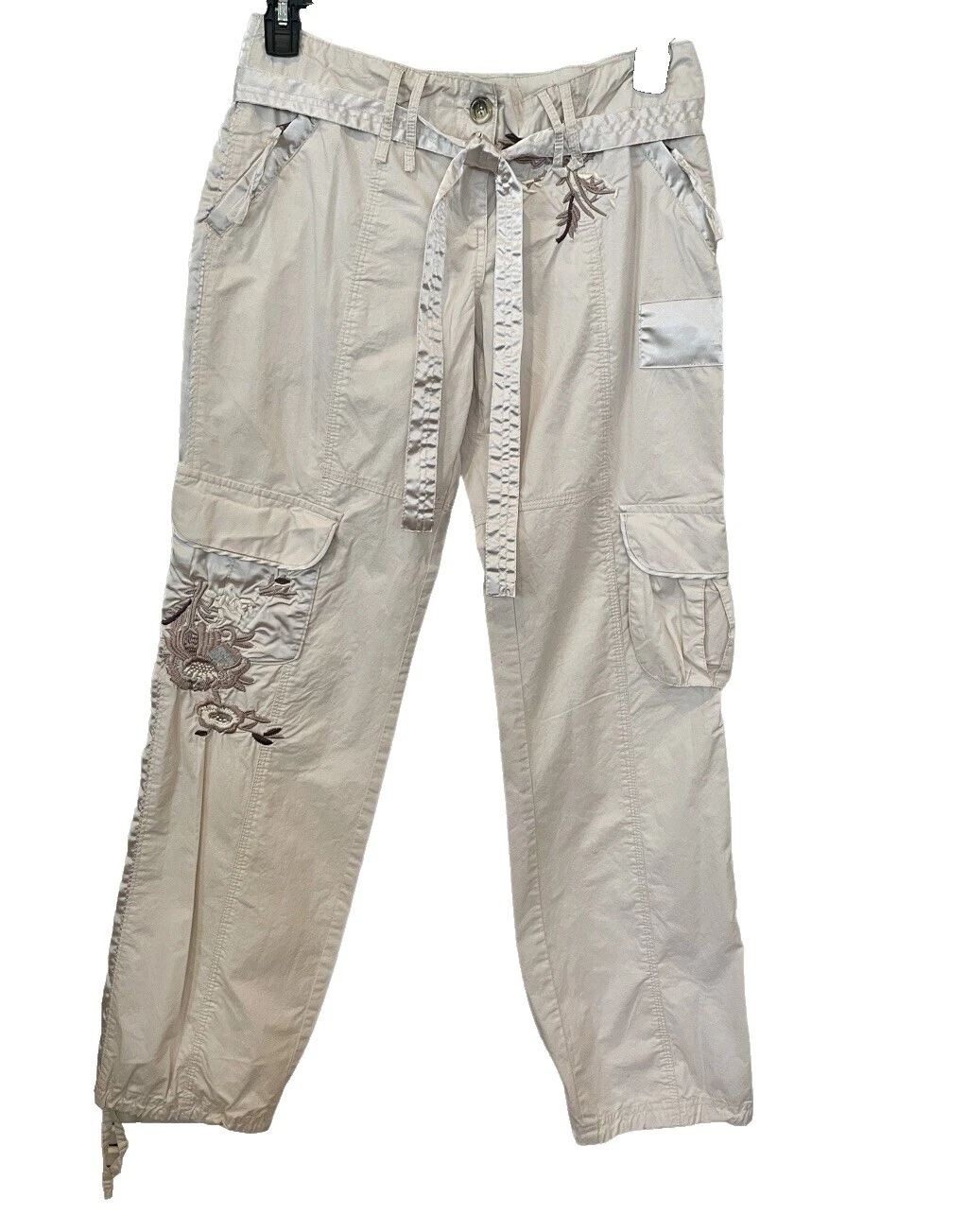 Style Embroidered Cotton Pants for Women