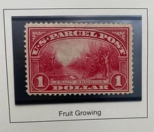 Q12, Mint VF MH $1 Parcel Post - Very Nice! 