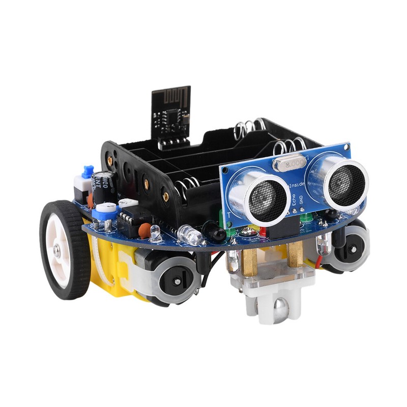 DIY Kit Ultrasonic Obstacle Avoidance SmartTracking Car Robot 51 Microcontroller