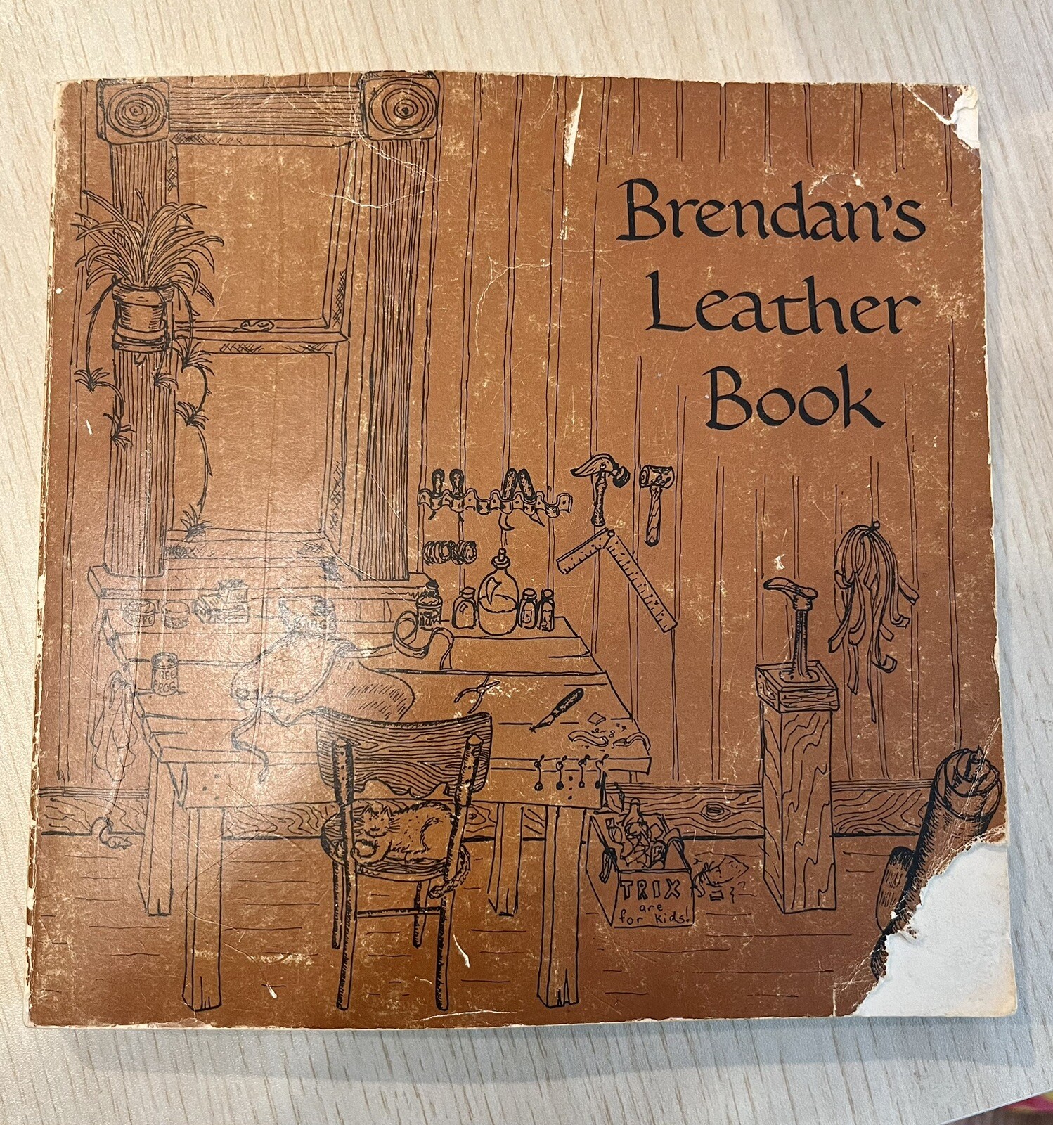 Brendan's Leather Book 1972 Book by Brendan Smith Vintage Leather craft